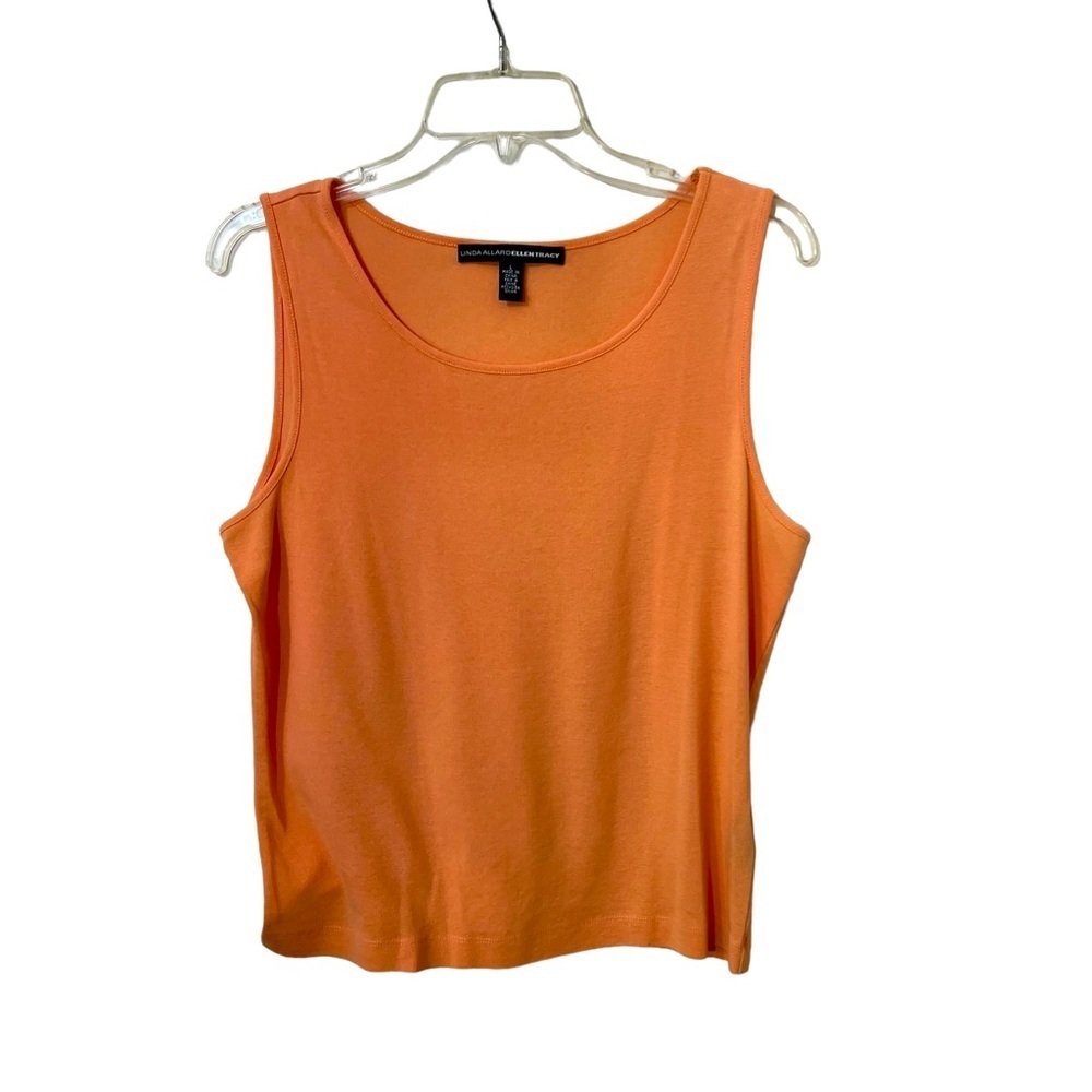 ELLEN TRACY LADYS TEE TOP SIZE LARGE COTTON BLEND☑️